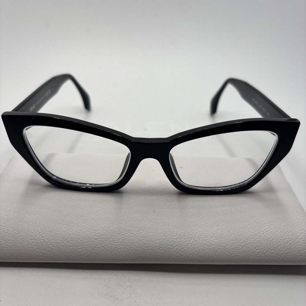 Versace Eyeglasses Frames MOD.3373-U GB1 Shiny Black Cat Eye 54-17-140mm #455